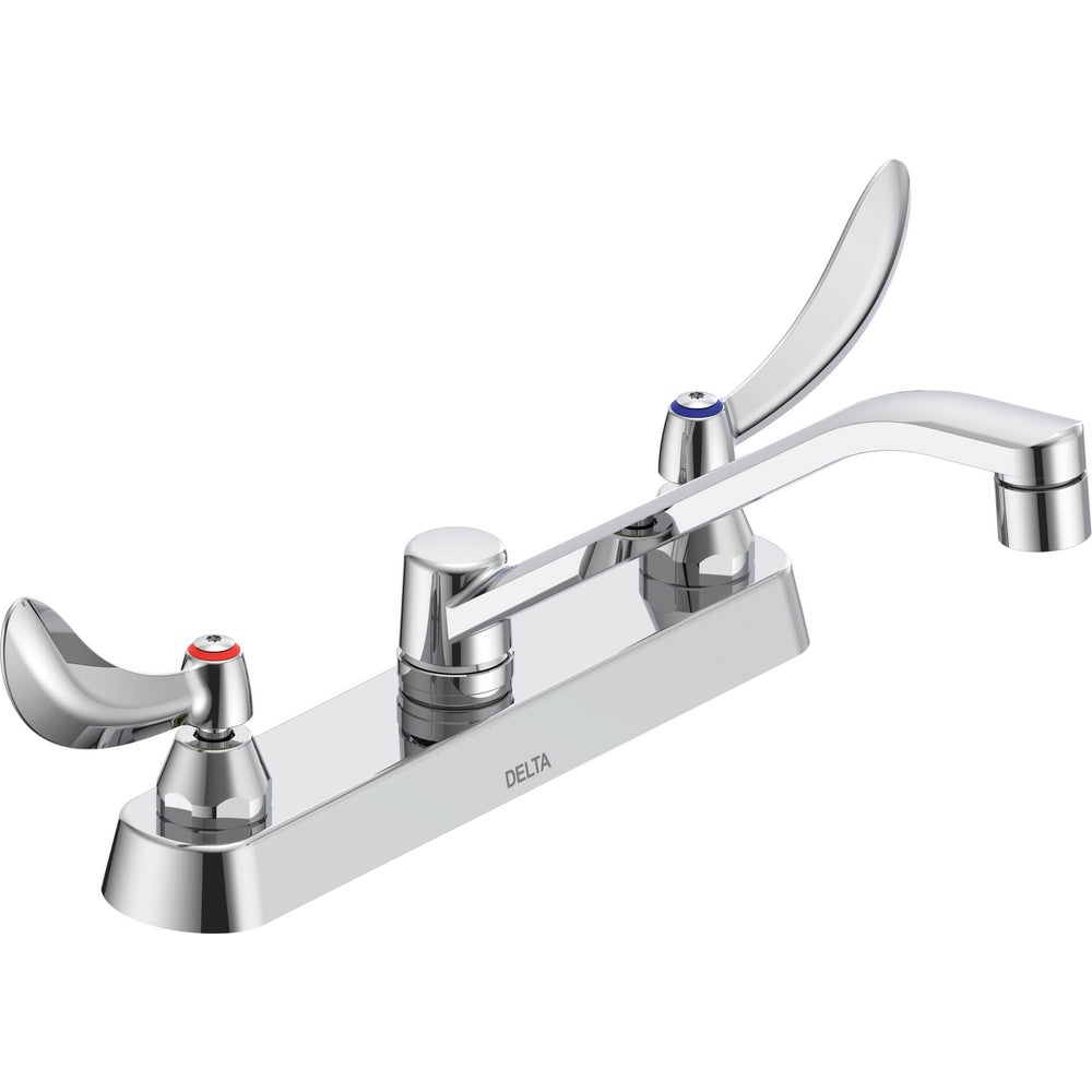 Delta Commercial 26C3154 Two-Handle Deck-Mount Sink Faucet - Chrome