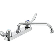 Delta Commercial 26C3232-S7 Two-Handle Deck-Mount Sink Faucet with Swing Spout