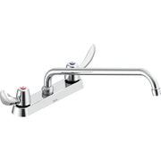 Delta Commercial 26C3252-S8 Two-Handle Deck-Mount Sink Faucet with Swing Spout