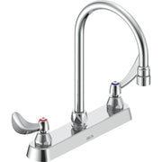 Delta Commercial 26C3934-LS Two-Handle Deck-Mount Sink Faucet with Limited Swing Spout
