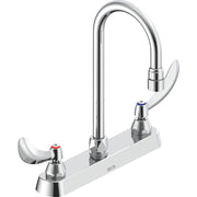 Delta Commercial 26C3934-R2 Two-Handle Deck-Mount Sink Faucet with Gooseneck Spout