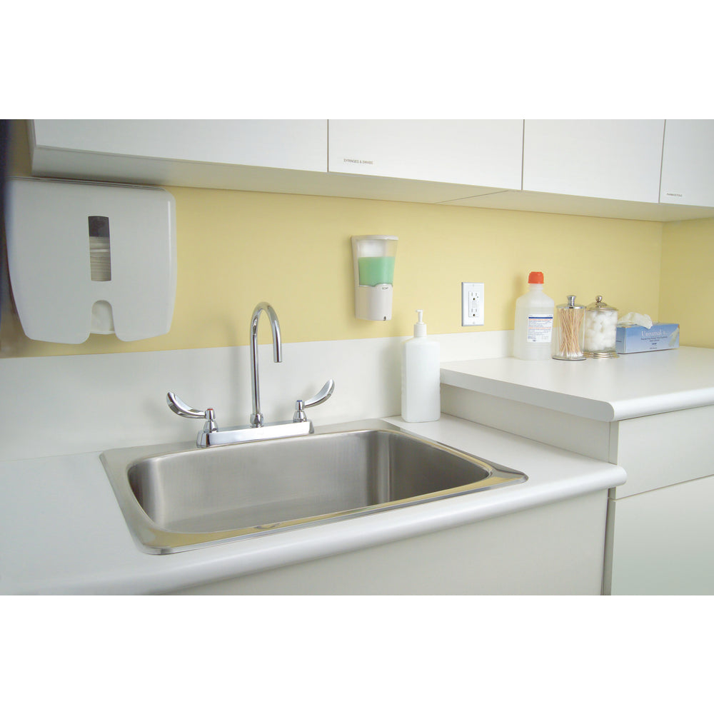 Delta Commercial 26C3974 Two-Handle Deck-Mount Sink Faucet with Gooseneck Spout