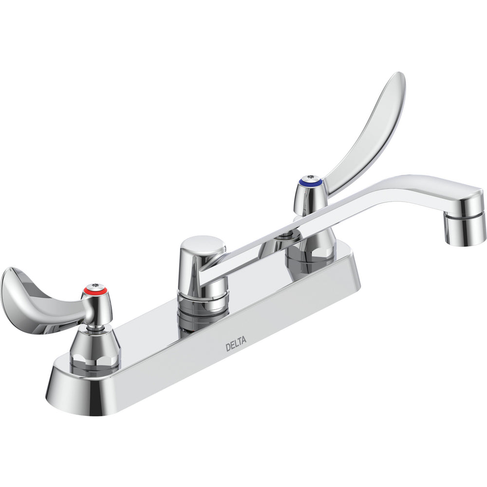 Delta Commercial 26T3134 Two-Handle Deck-Mount Sink Faucet - Chrome