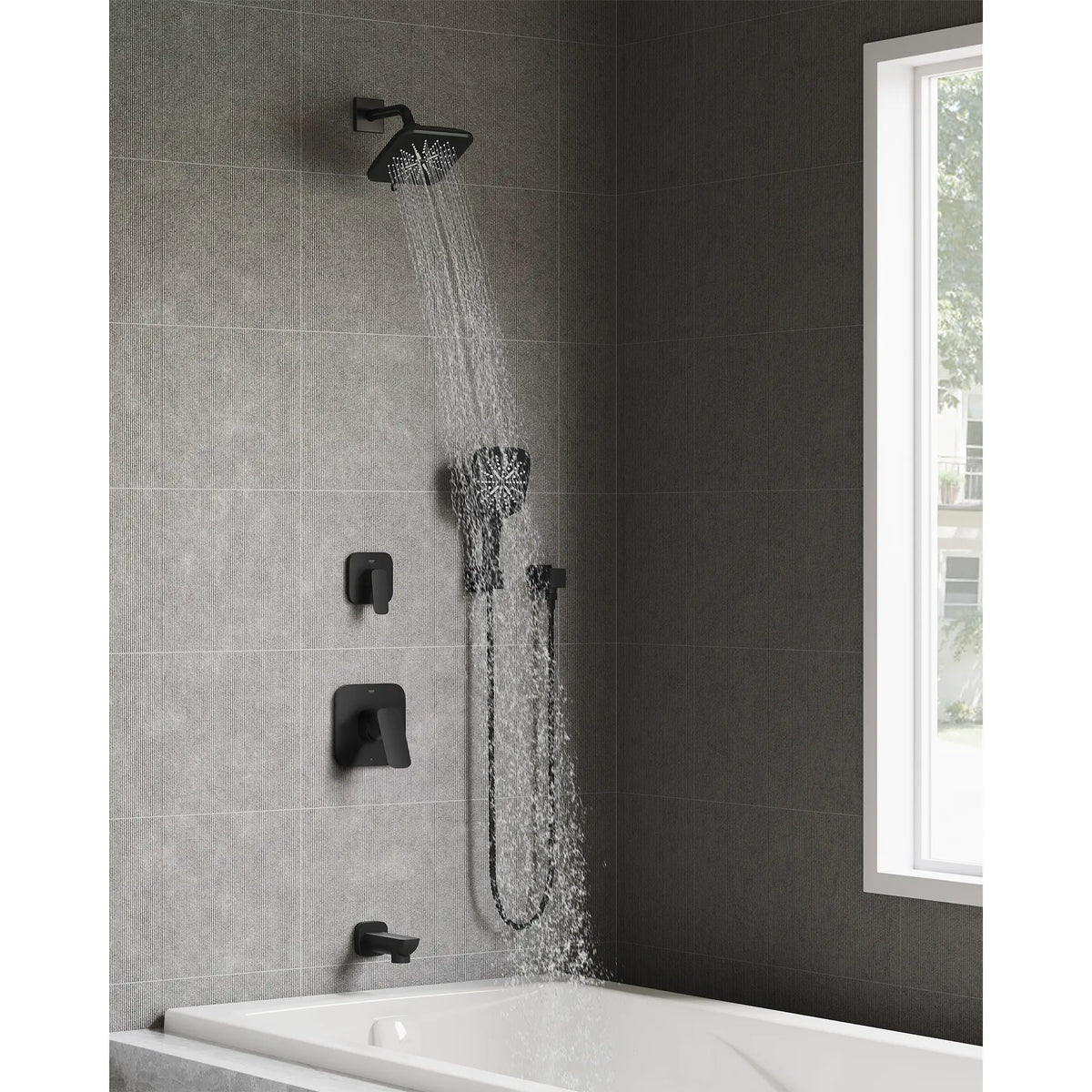 Grohe RELEXA SHW ARM Matte Black 266332430 - Matte Black