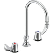 Delta Commercial 27C2922-LS Two-Handle Deck-Mount Sink Faucet with Limited Swing Spout - Chrome