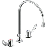 Delta Commercial 27C2932-R7 Two-Handle Deck-Mount Sink Faucet with Gooseneck Spout