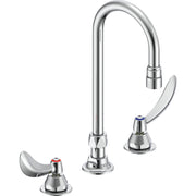 Delta Commercial 27C2934-R2 Two-Handle Deck-Mount Sink Faucet with Gooseneck Spout