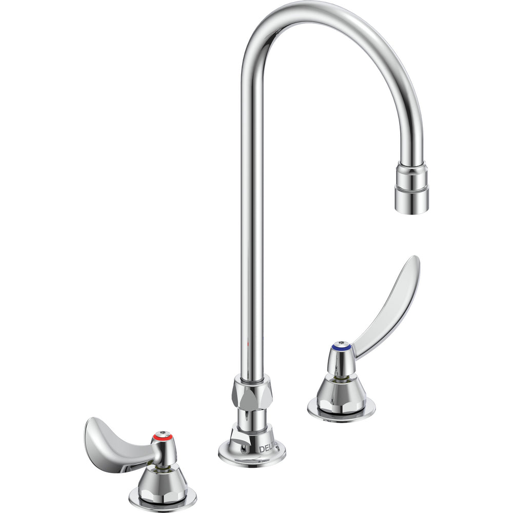 Delta Commercial 27C2954-R6 Two-Handle Deck-Mount Sink Faucet - Chrome