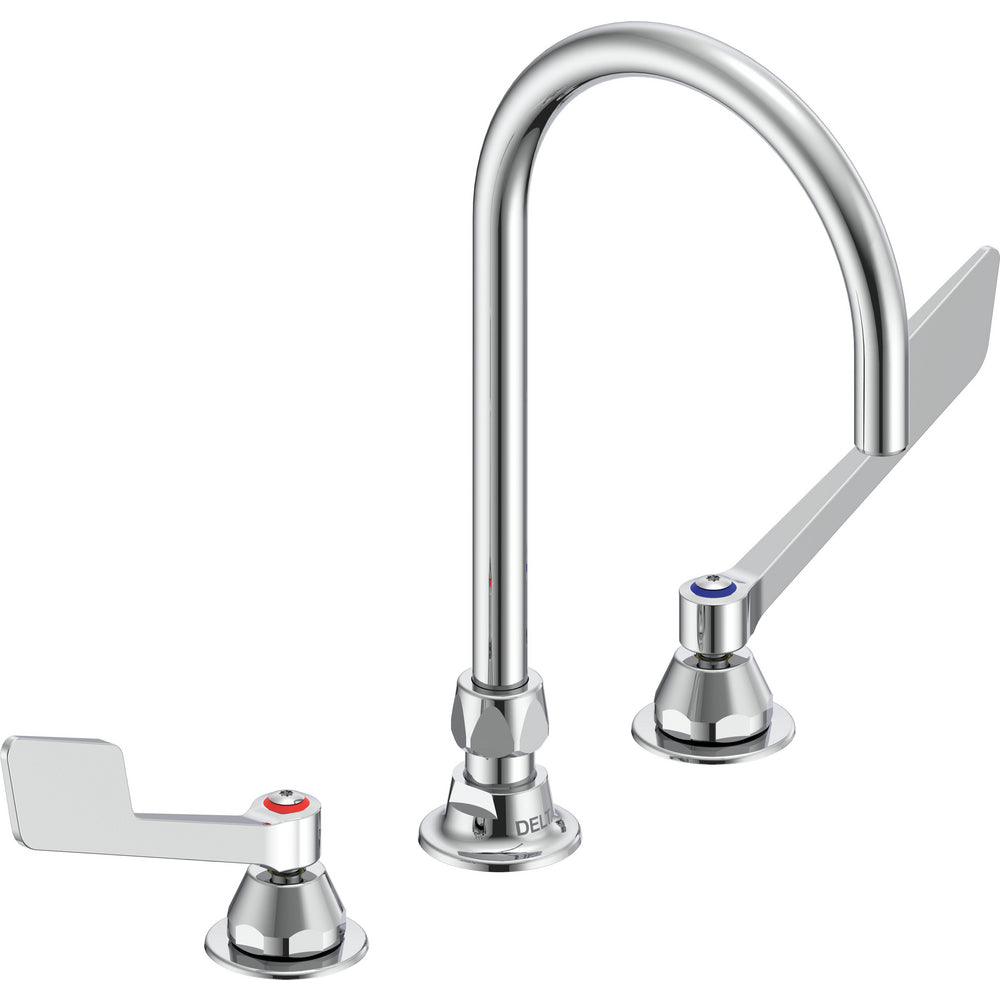 Delta Commercial 27C2975 Two-Handle 8 inch Widespread Deck-Mount Sink Faucet