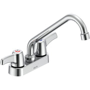 Delta Commercial 27C4253 Two-Handle Centerset Deck-Mount Sink Faucet - Chrome