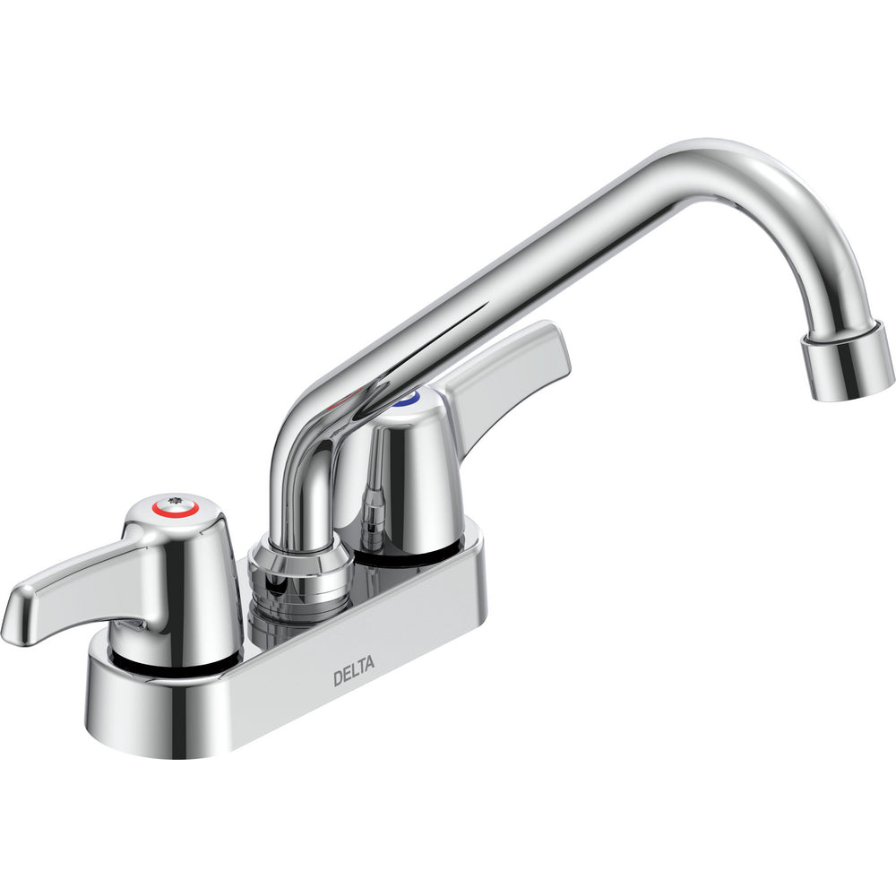 Delta Commercial 27C4253 Two-Handle Centerset Deck-Mount Sink Faucet - Chrome