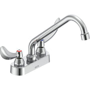 Delta Commercial 27C4254 Two-Handle Centerset Deck-Mount Sink Faucet with Swing Spout - Chrome
