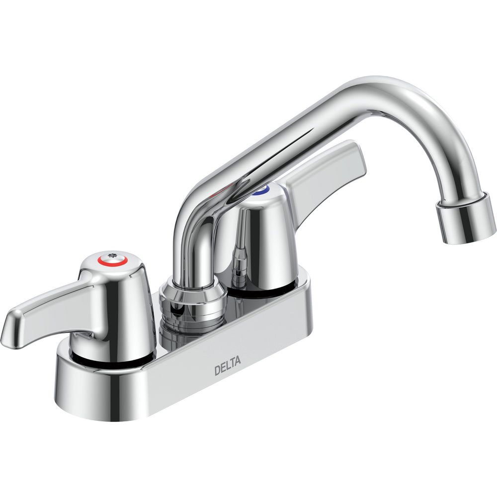 Delta Commercial 27C4353 Two-Handle Centerset Deck-Mount Sink Faucet - Chrome