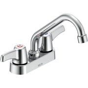 Delta Commercial 27C4353 Two-Handle Centerset Deck-Mount Sink Faucet - Chrome