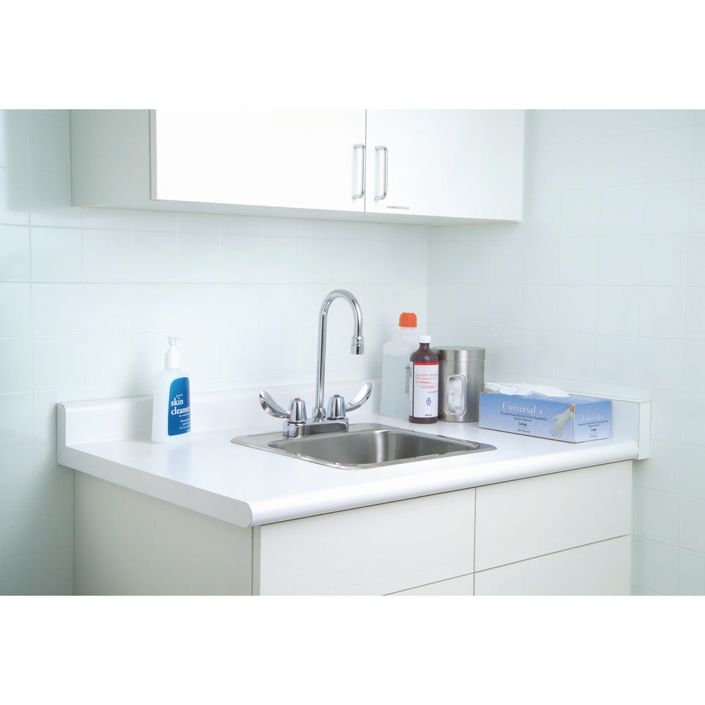 Delta Commercial 27C4852 Two-Handle Centerset Deck-Mount Sink Faucet with Gooseneck Spout