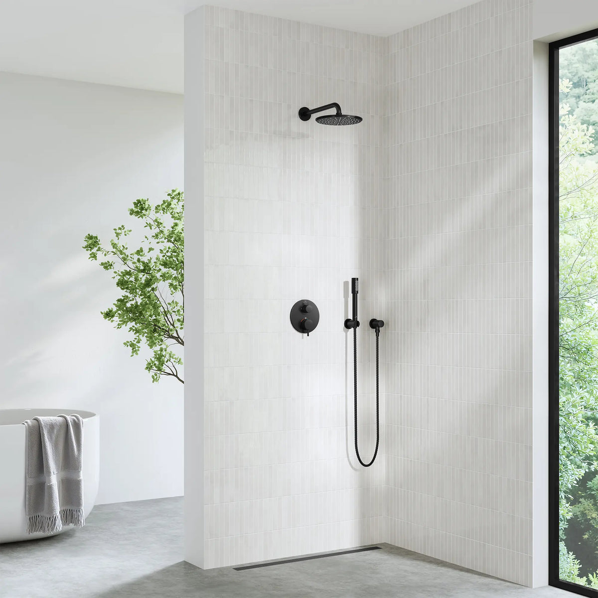Grohe ATRIO THM TRIM BATH Matte Black 243612430 - Matte Black