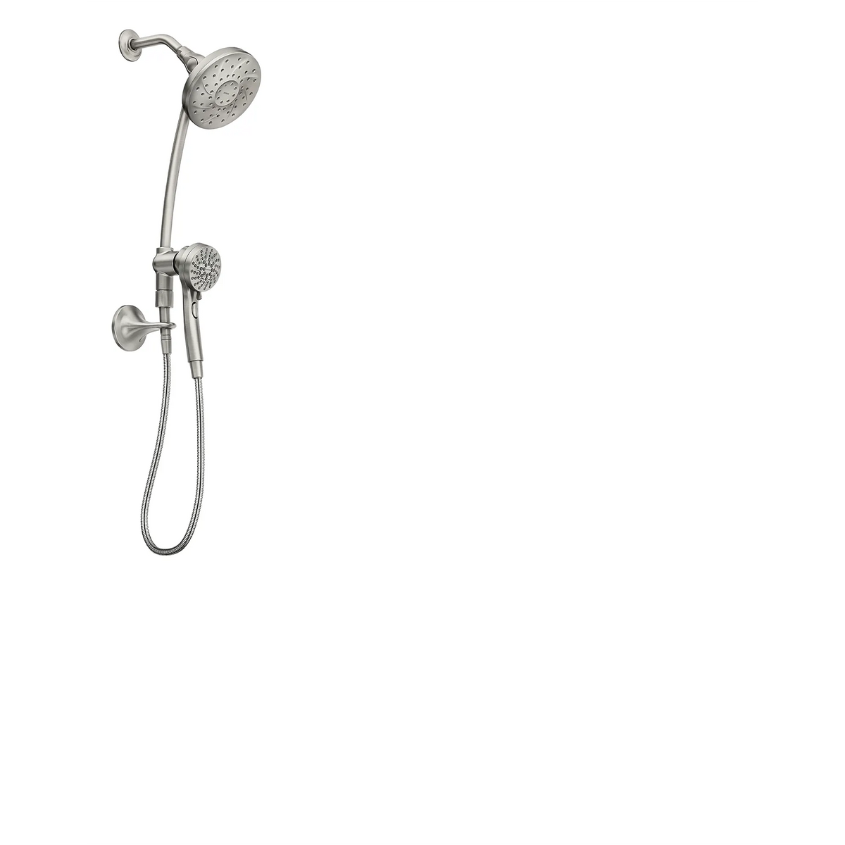 Moen Engage Six-Function 6-1/2" Diameter Spray Head Standard with Handshower 28501 in Spot Resist Brushed Nickel (28501SRN) - view 7