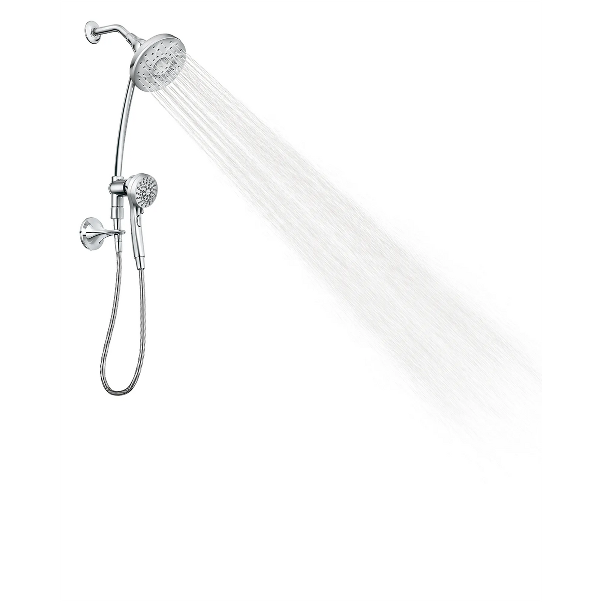 Moen Engage Six-Function 6-1/2" Diameter Spray Head Standard with Handshower 28501 in Chrome (28501) - view 3