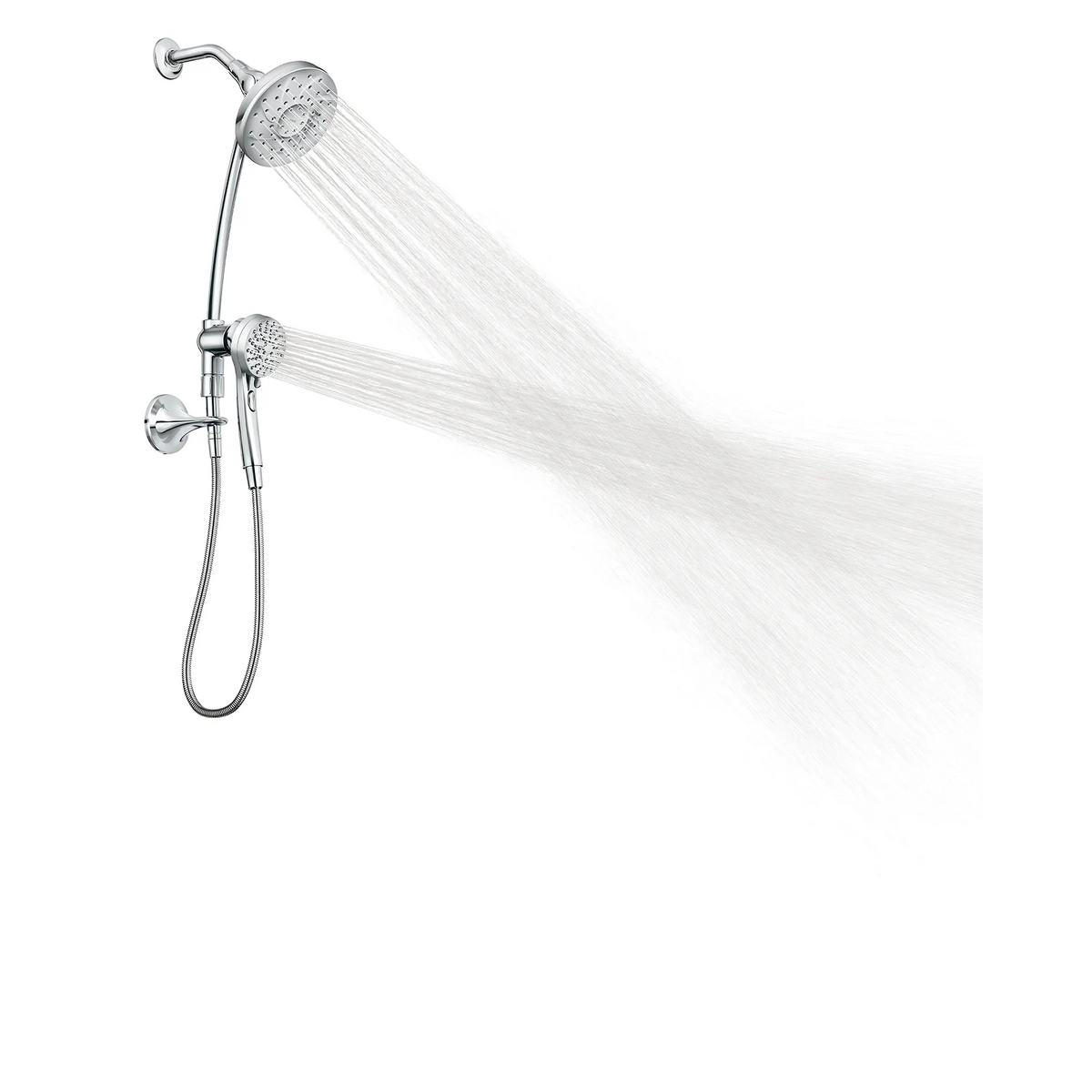 Moen Engage Six-Function 6-1/2" Diameter Spray Head Standard with Handshower 28501 in Chrome (28501) - view 2