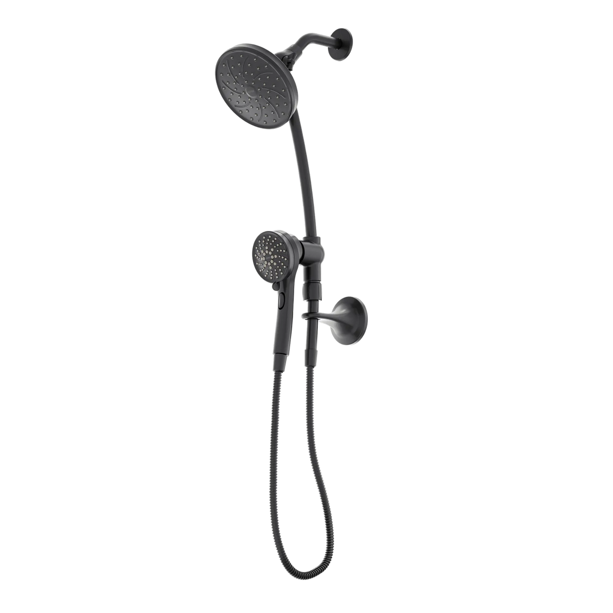 Moen Attract Six-Function 3.75" Diameter Spray Head Standard with Handshower 28586 in Matte Black (28586BL) - view 3