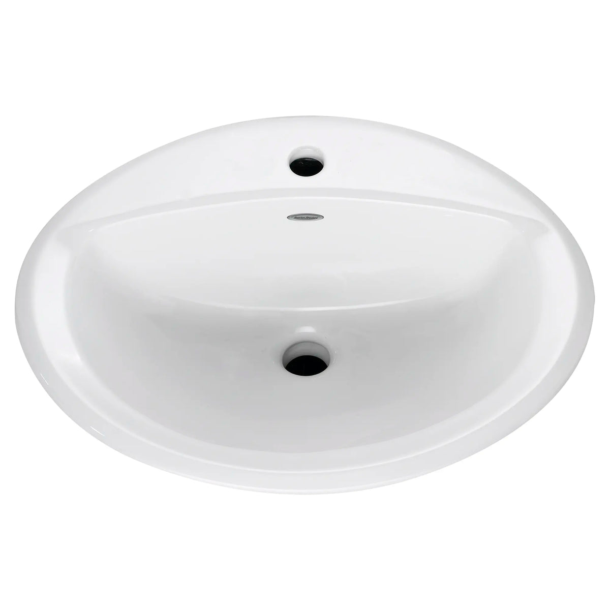 American Standard Aqualyn Countertop Sink With 8-Inch Widespread Less Overflow