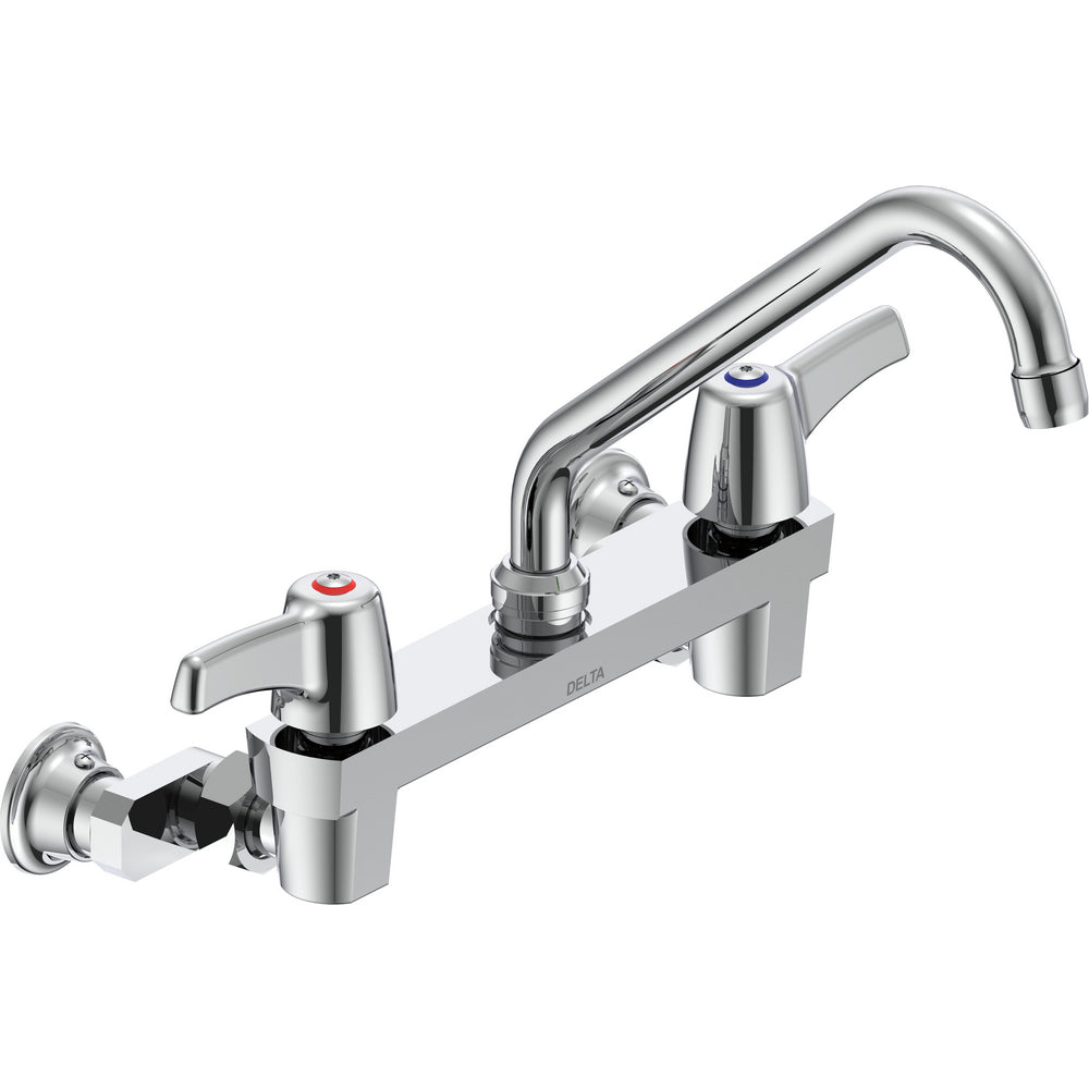 Delta Commercial 28C4243-AC Two-Handle Wall-mount Sink Faucet