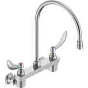 Delta Commercial 28C4934-R7 Two-Handle Wall-mount Sink Faucet with Gooseneck Spout