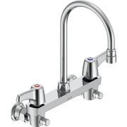 Delta Commercial 28C6933 Two-Handle Wall-mount Service Sink Faucet with Gooseneck Spout