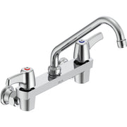 Delta Commercial 28T4243 Two-Handle Wall-mount Service Sink Faucet - Chrome