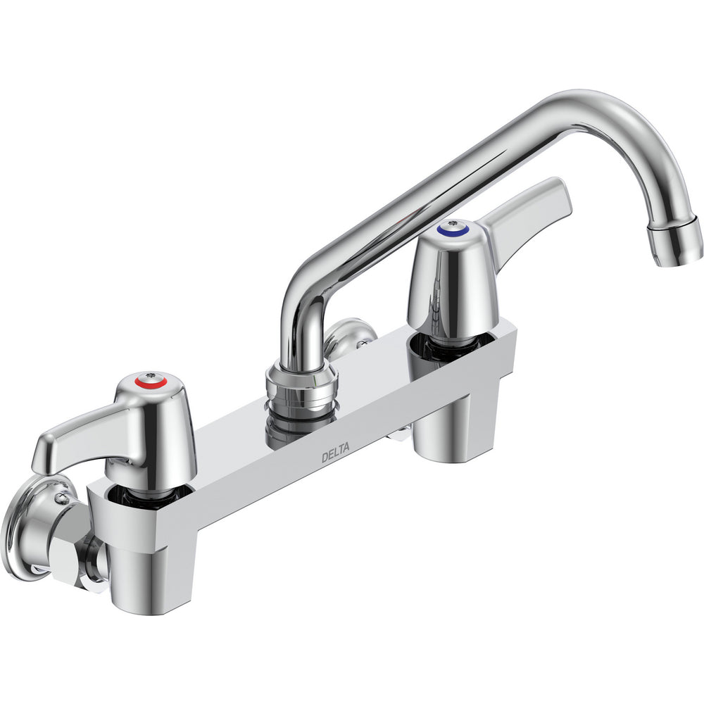 Delta Commercial 28T4243 Two-Handle Wall-mount Service Sink Faucet - Chrome