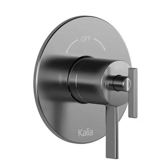 Kalia Round Decorative Trim for 2-Way Type T/P 1/2'' Coaxial Valve with Diverter Chrome 104090-110 - Plumbing Market