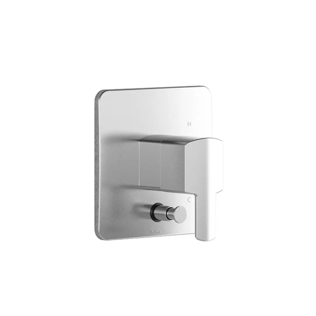 Kalia GRAFIK 1/2'' Pressure Balance Valve with Diverter and Decorative Trim Chrome BF1306-110 - Plumbing Market