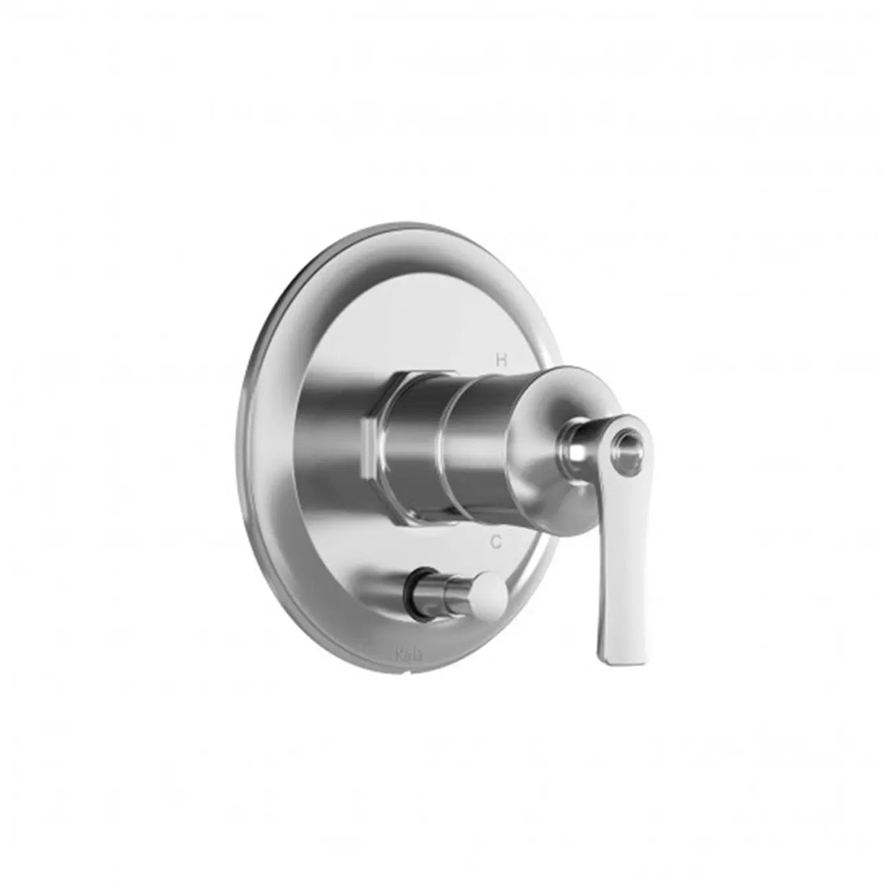 Kalia RUSTIK 1/2'' Pressure Balance Valve with Diverter and Decorative Trim Chrome BF1523-110 - Plumbing Market