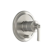 Kalia RUSTIK 1/2'' Pressure Balance Valve with Diverter and Decorative Trim Pure Nickel PVD BF1523-125 - Plumbing Market