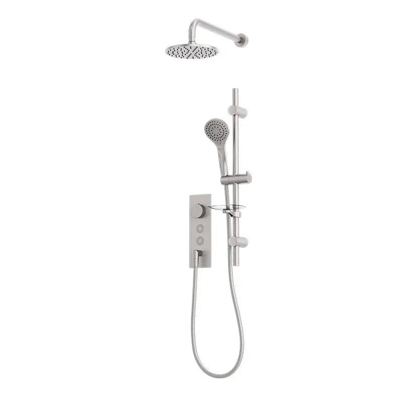 Rubi On 1/2’’ Therm. Set Xon69E Round Shower Head Ss RON857IX - Plumbing Market