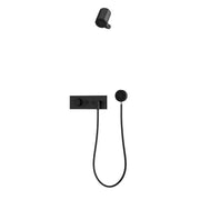 Rubi On 1/2’’ Therm. Shower Set 2 Way Div. Xon69E Matte Black RON852BK - Plumbing Market