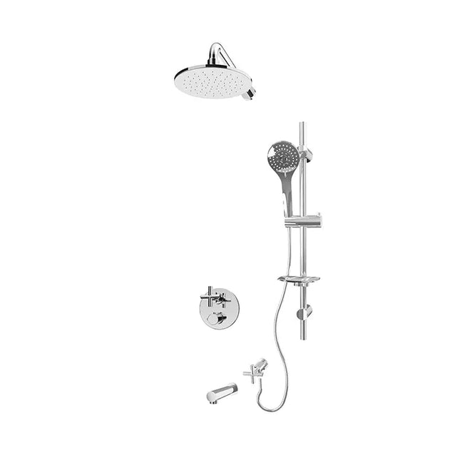 Rubi Alex/Gael 1/2’’ Therm. Shower Set 2 Way Div. Xvtr69R Cc RCA813ACC - Plumbing Market