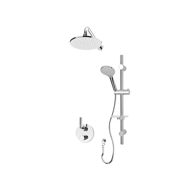 Rubi Billie/Dana 1/2’’ Therm. Shower Set 2 Way Div. Xvtr69R Chrome RCA811D-1CC - Plumbing Market