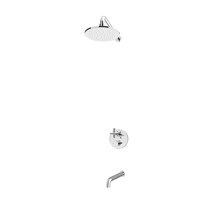 Rubi Alex 1/2’’ Therm. Shower Set 2 Way Div. Xvtr69R Chrome RCA831ACC - Plumbing Market
