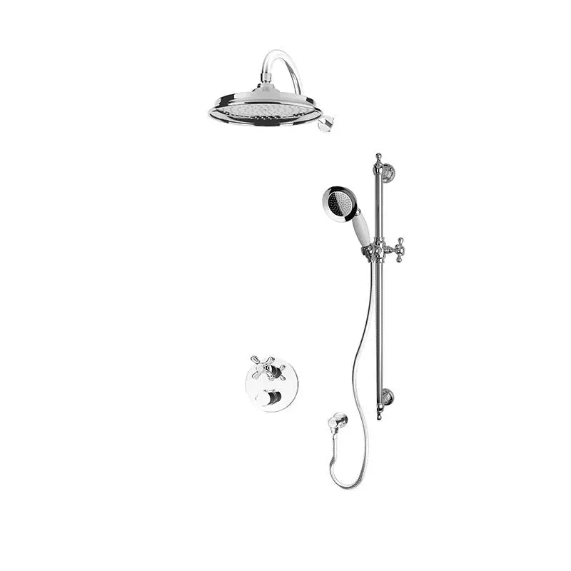 Rubi Jade 1/2’’ Therm. Shower Set 2 Way Div. Xvtr69R Chrome RJA811CC - Plumbing Market