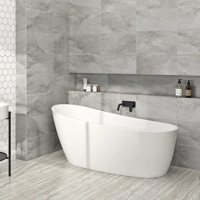 Zitta Bathtub Issa freestanding white 59 7/16" x 28 15/16" x 28 1/2", acrylic, Zitta collection TIS5929FA001 - Plumbing Market