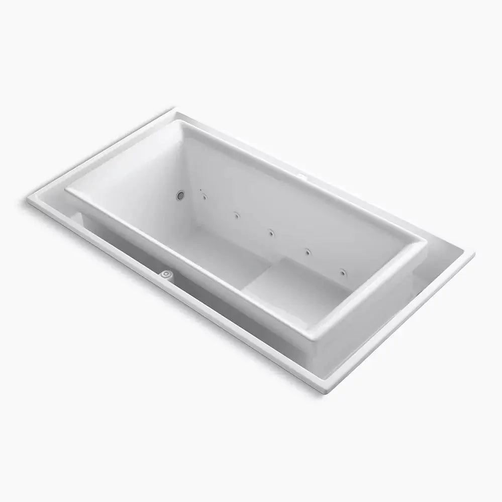 Kohler sok 63" x 31-1/2" drop-in Effervescence bath with chromatherapy and right-hand drain K-1188-C1-0 - Plumbing Market