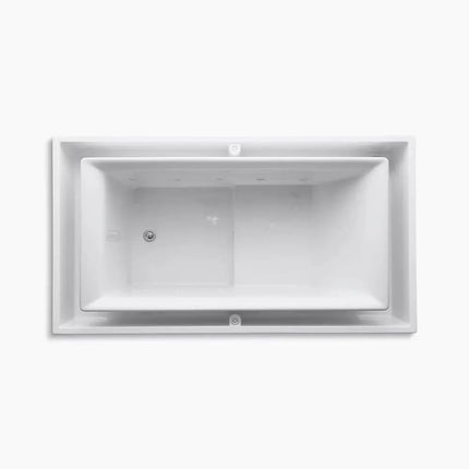 Kohler sok 63" x 31-1/2" drop-in Effervescence bath with left-hand drain K-1189-RE-0 - Plumbing Market