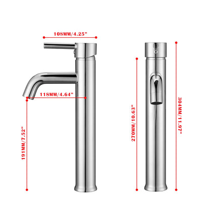 Kodaen Elegante Vessel Sink Bathroom Faucet Kodaen