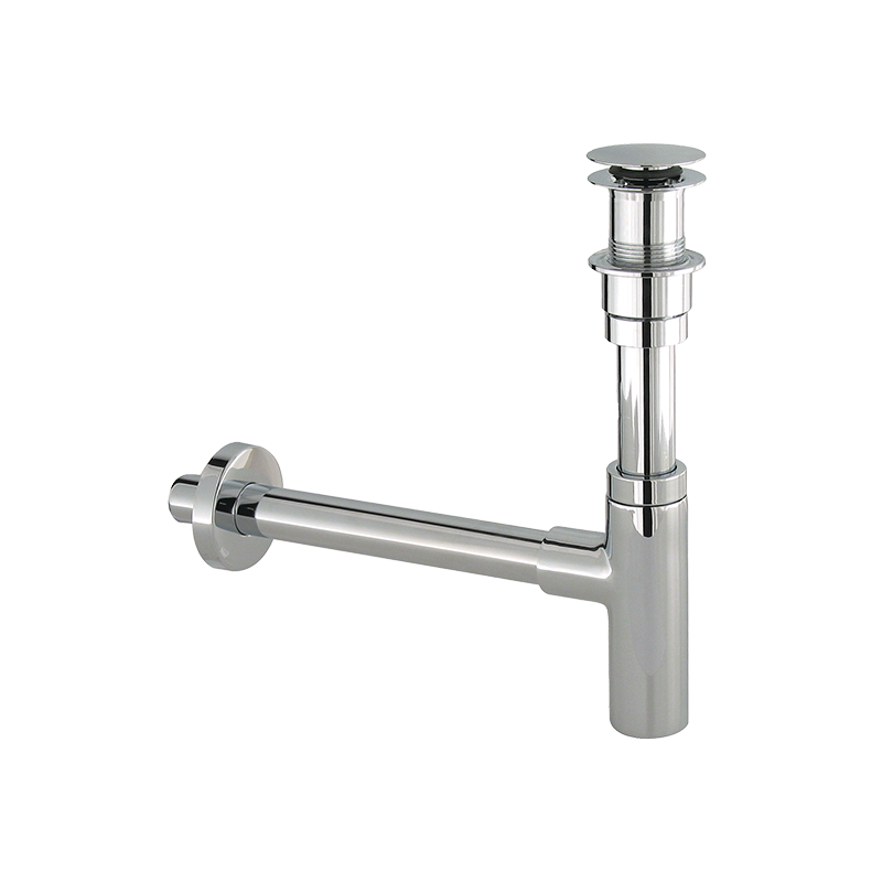 Rubi Basin P-Trap/Pop-Up Without Overflow Matte White R394STPWH
