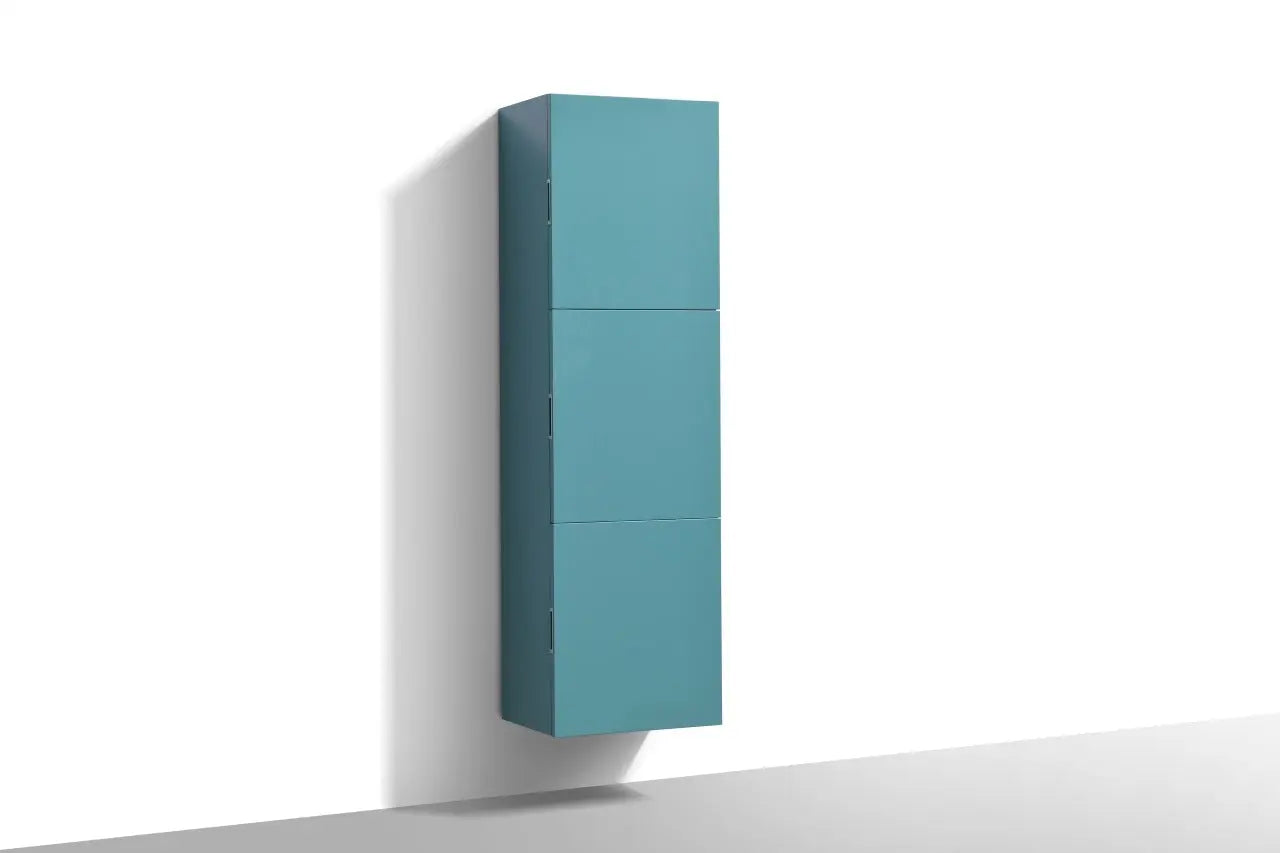 Kube Bath Wood Linen Cabinet W/ 3 Storage Areas - Plumbing Market