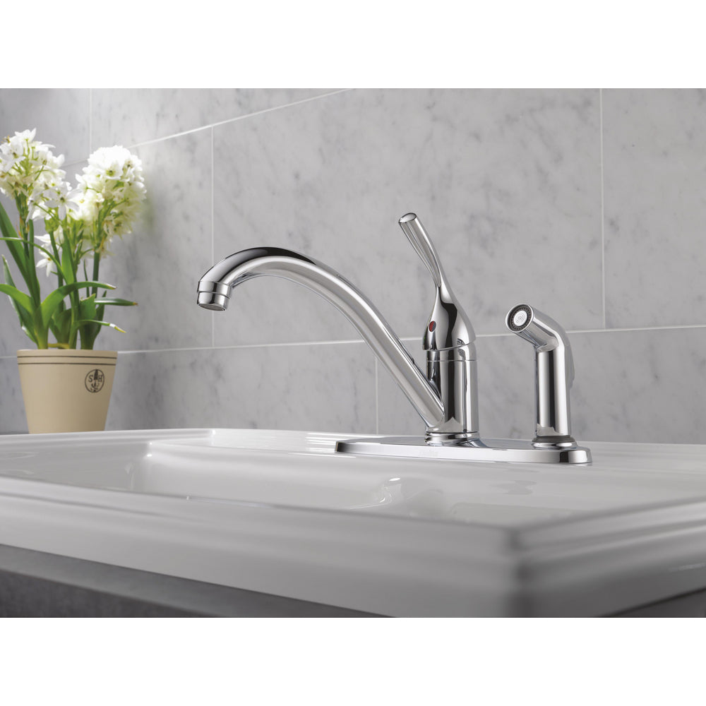 Delta Classic Single Handle Kit Fct With Spray Cr 300-DST