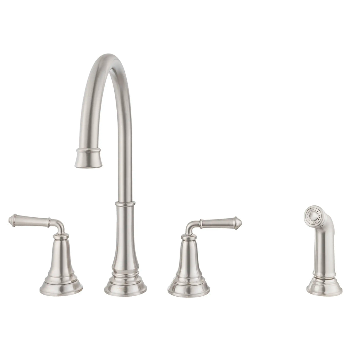 American Standard Delancey 2-Handle Widespread Kitchen Faucet 1.5 gpm/5.7 L/min With Side Spray