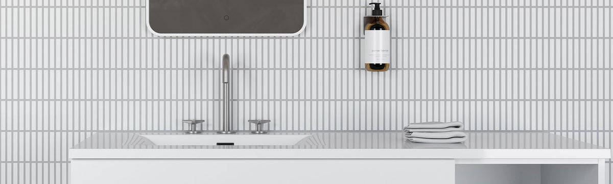 Rubi Lexa 8" Widespread Bathroom Faucet Without Drain RLX18WD
