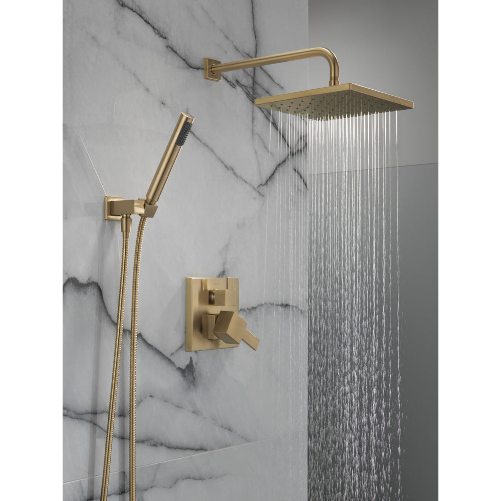 Delta Modern Angular Modern Monitor 14 Shower Faucet Raincan